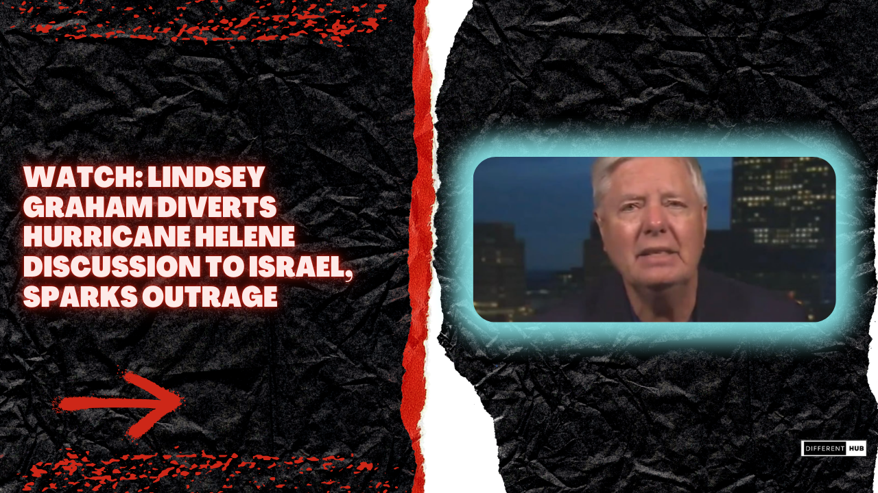 WATCH: Lindsey Graham Diverts Hurricane Helene Discussion to Israel, Sparks Outrage